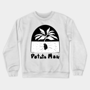 potato man (inverted) Crewneck Sweatshirt